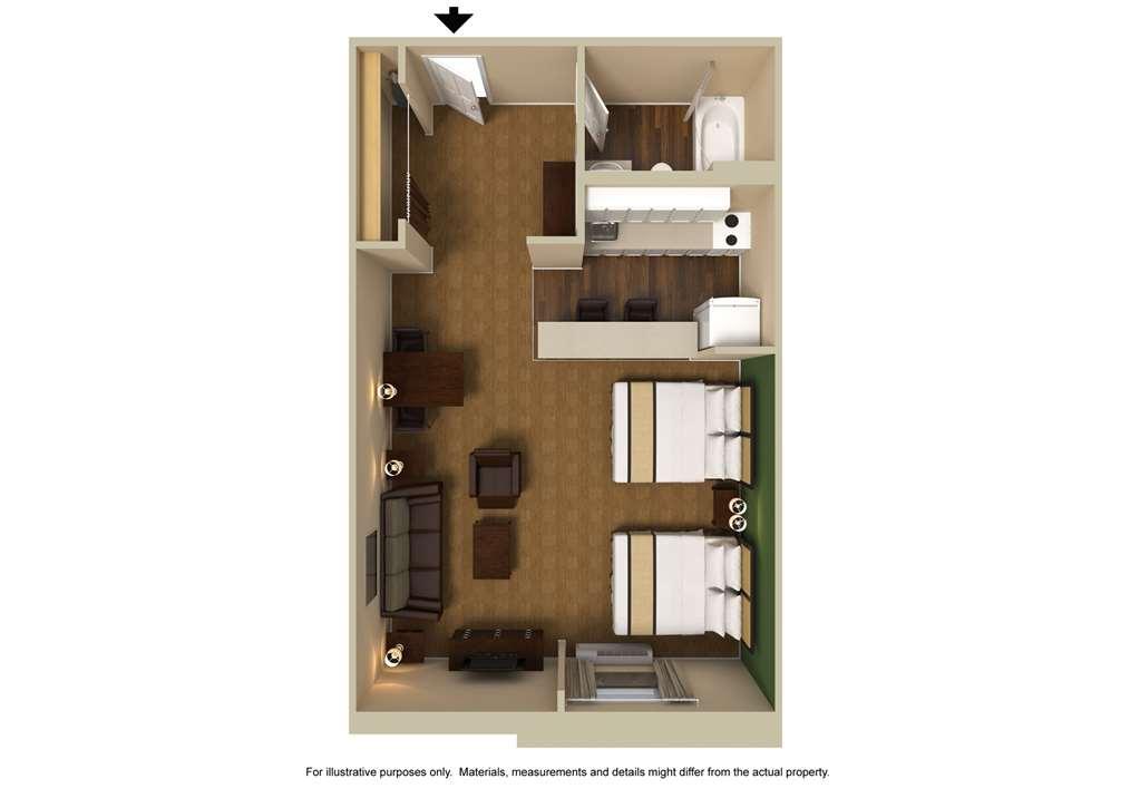 Extended Stay America Suites - Raleigh - Cary - Harrison Ave Bilik gambar